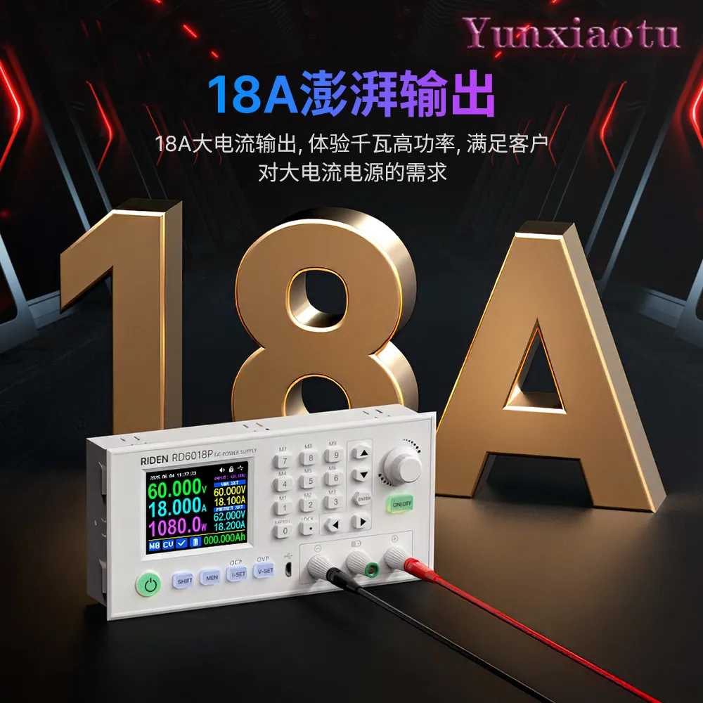 High Precision Linear DC Power Supply RD6018P 60V 18A 1080W 5 Digit Display Low Ripple for Phone Laptop Repair