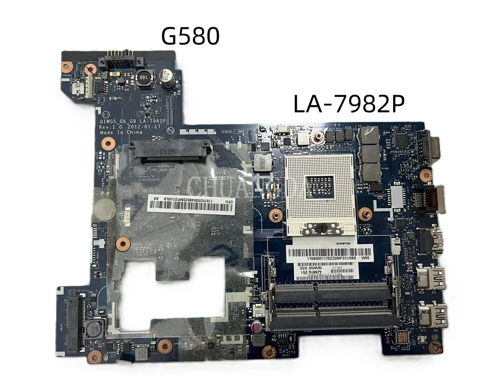 for-lenovo-g580-laptop-motherboard-la-7982p-hm76-ddr3-90001508-11s90001508-100-perfect-work