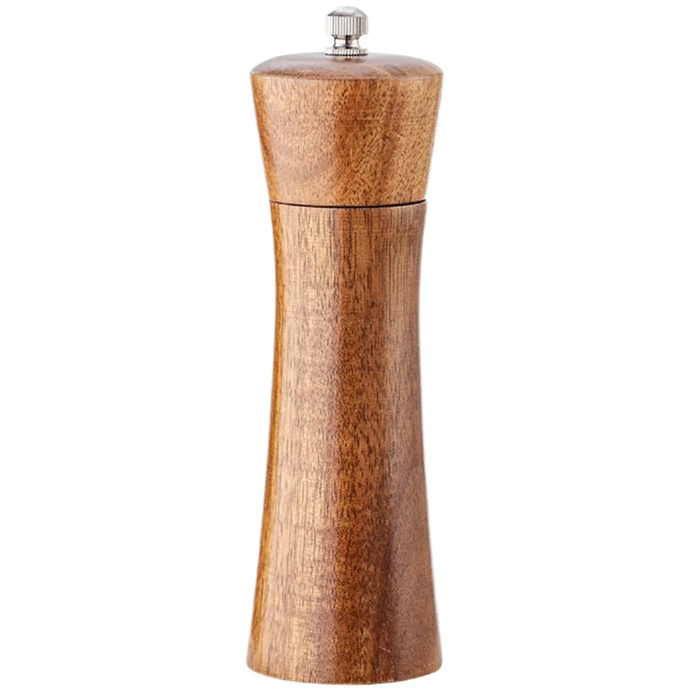 

Manual Solid Wood Pepper Mill for Kitchen Use Made of Acacia Wood with Adjustable Coarse Fine Grinding Function