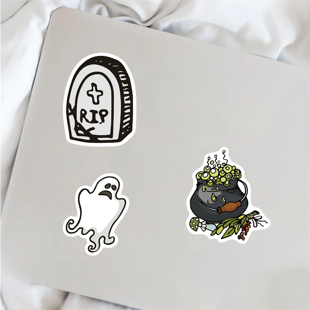 50 Stück Halloween-Aufkleber, kreative Aufkleber, Handys, Computer, Wandaufkleber, hoher ästhetischer Wert, lustige Dekorationen – Detail 6