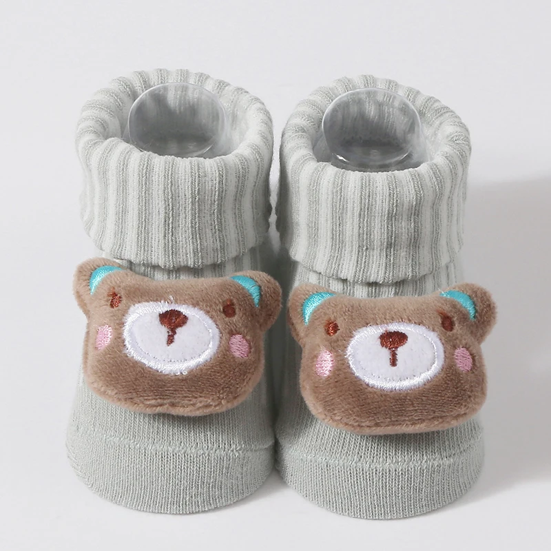 

Baby Socks Cartoon Cute Animal Baby Floor Socks Warm Cotton Spring and Autumn Soft Wear Breathable for Boys and Girls NewFashion