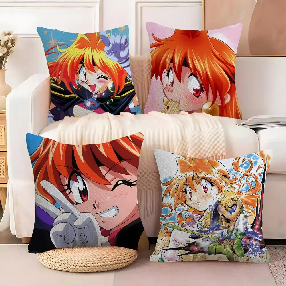 Classic Anime Slayers Cushion Cover  Plush Fabric Soft Double Sided Print Sofa Cushion Cover Throw Pillow Covers