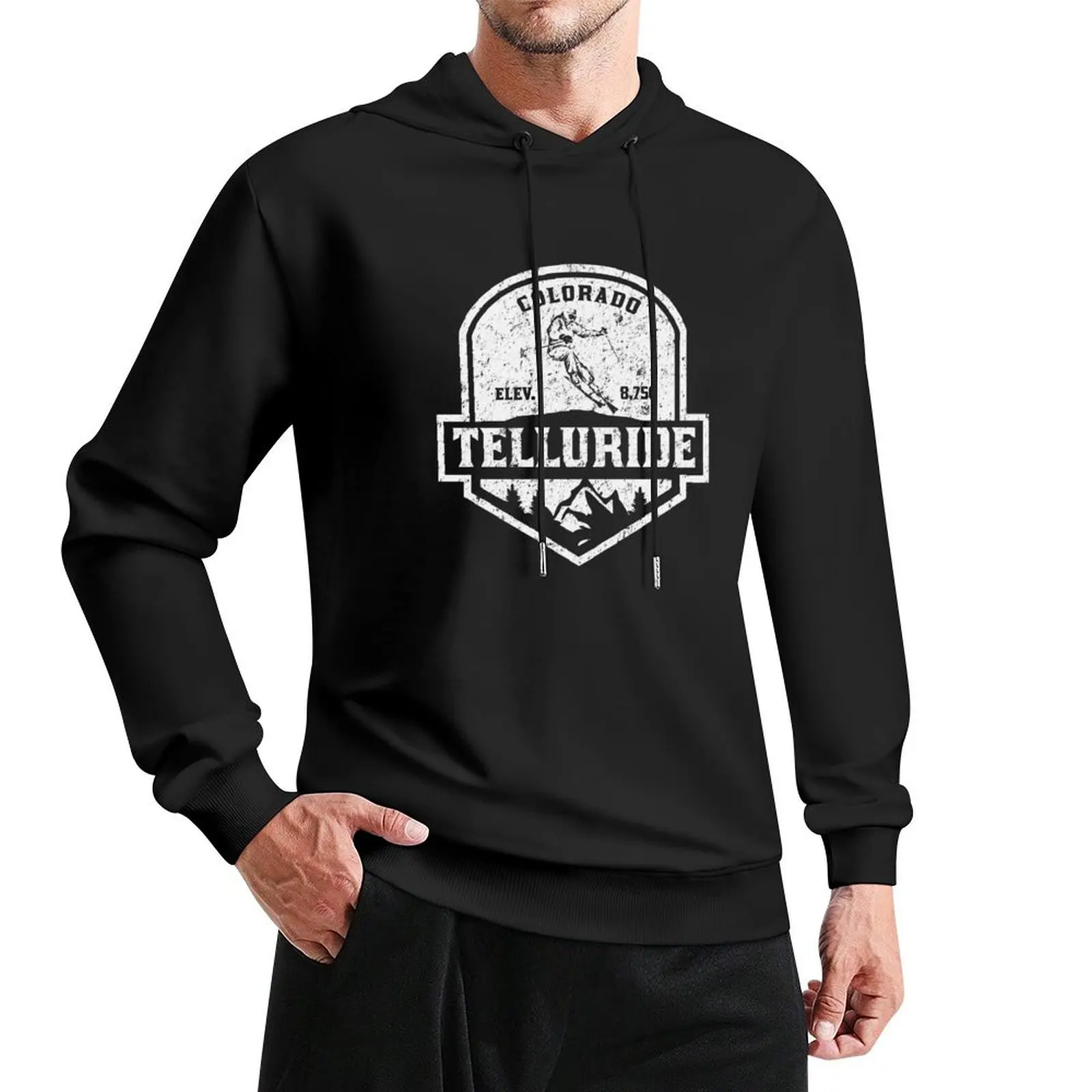 

Telluride Colorado Snow Skiing Pullover Hoodie anime clothes men wear hoodies and sweatshirts new