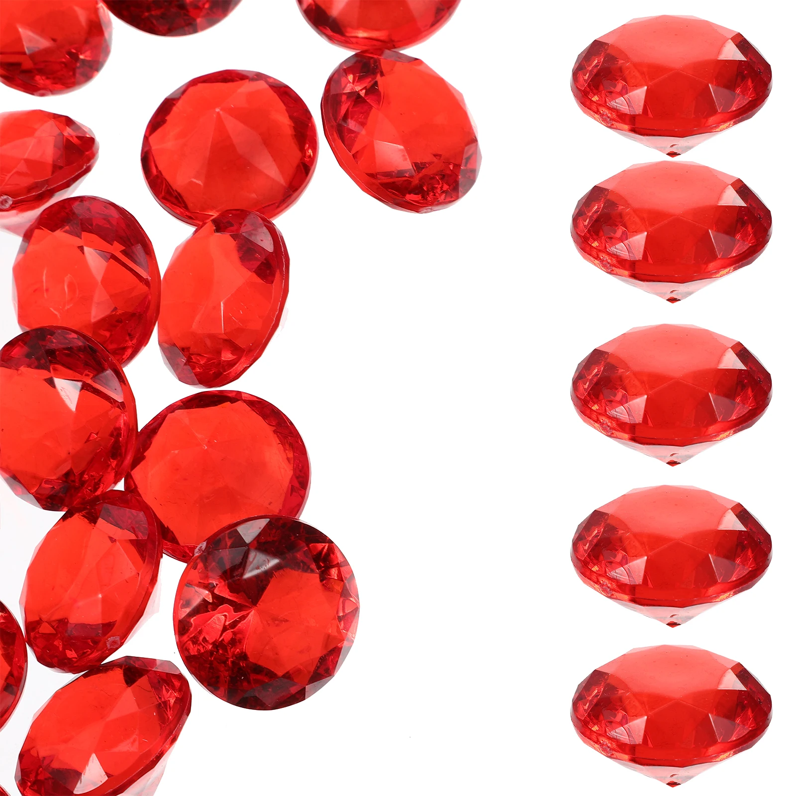 

1 Bag Artificial Gems Vase Filling Decoration for Office Home Wedding Party DIY Craft Simulated Gemstone Ornaments