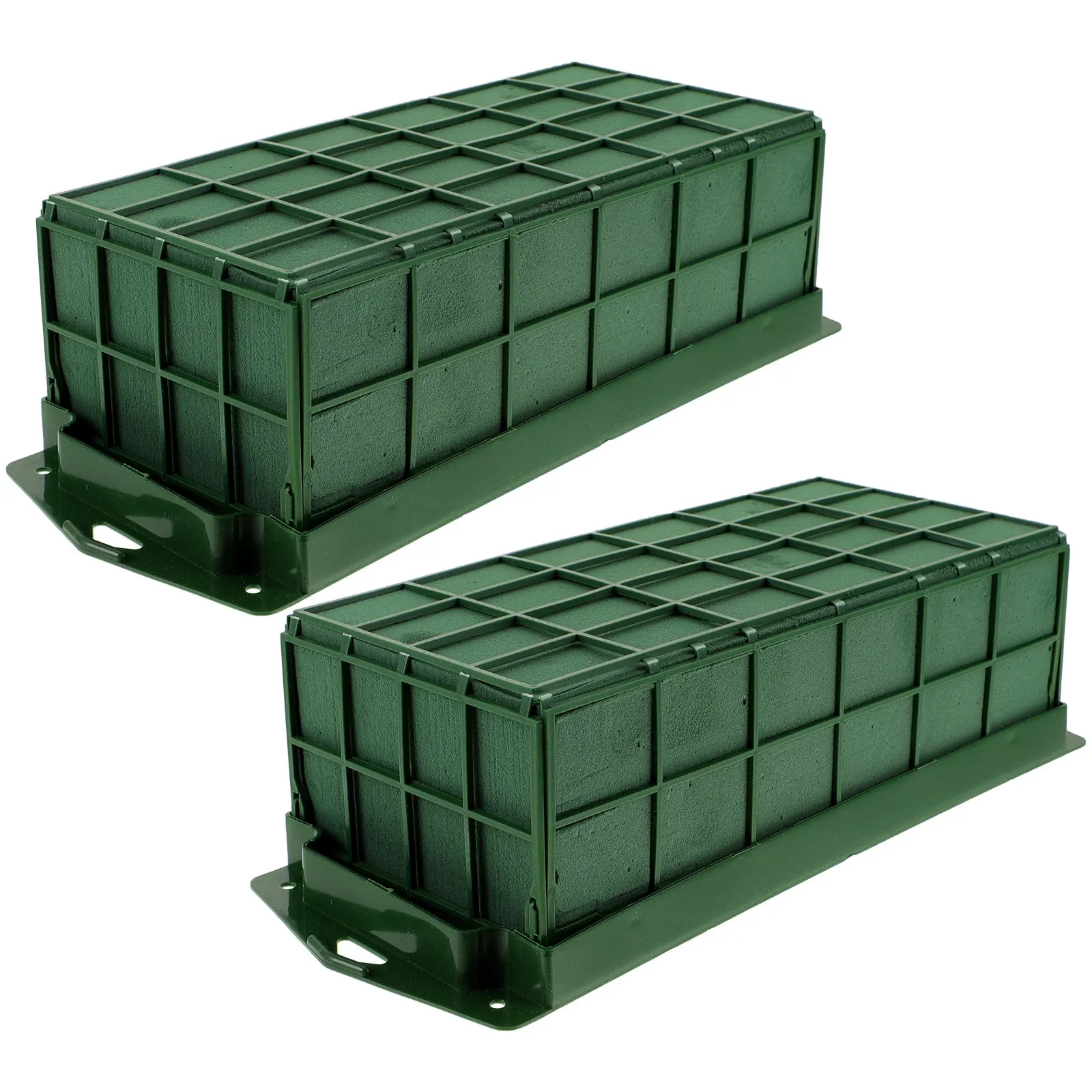 2Pcs Floral Foam Cage Flower Holder Fast Absorption Floral Foam Blocks for Wedding Prom Ball Decor Flower Arrangement Supplies view 3