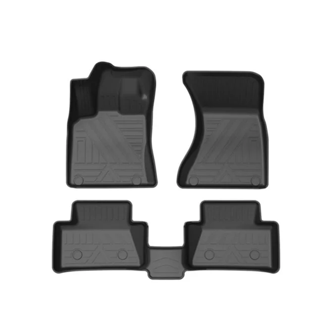 For Porsche Macan 2014- 2022 Rubber Car Floor Mats Trunk Mat  Waterproof Non-Slip Fully Surrounded Floor Refit Car Accessories