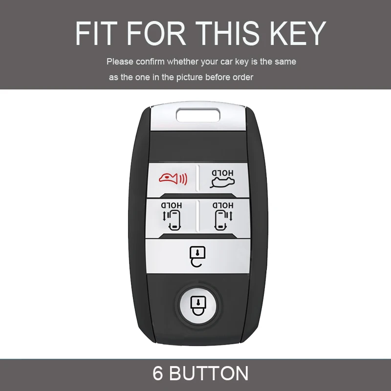 6 Buttons TPU Car Key Caes Keyless Cover for Kia Sorento Sedona 2020 Sportage Grand Carnival 2019 Holder K5 Kx3 K4 Accessories