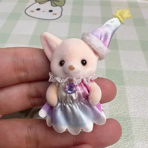 Silvania Familiy Söta leksaksleksaker för barn, kalikådjur, ternuries, Sylvanian Families-figurer, japansk anime, liten baby 7 8 best sales Sylvanian familjens katter - №8