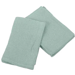 4 Pcs Dishcloth Towel Bathroom Scouring Tea Towels Green Washing Rags Cutlery Cloths Kitchen Clean Household Cleaning Wipes