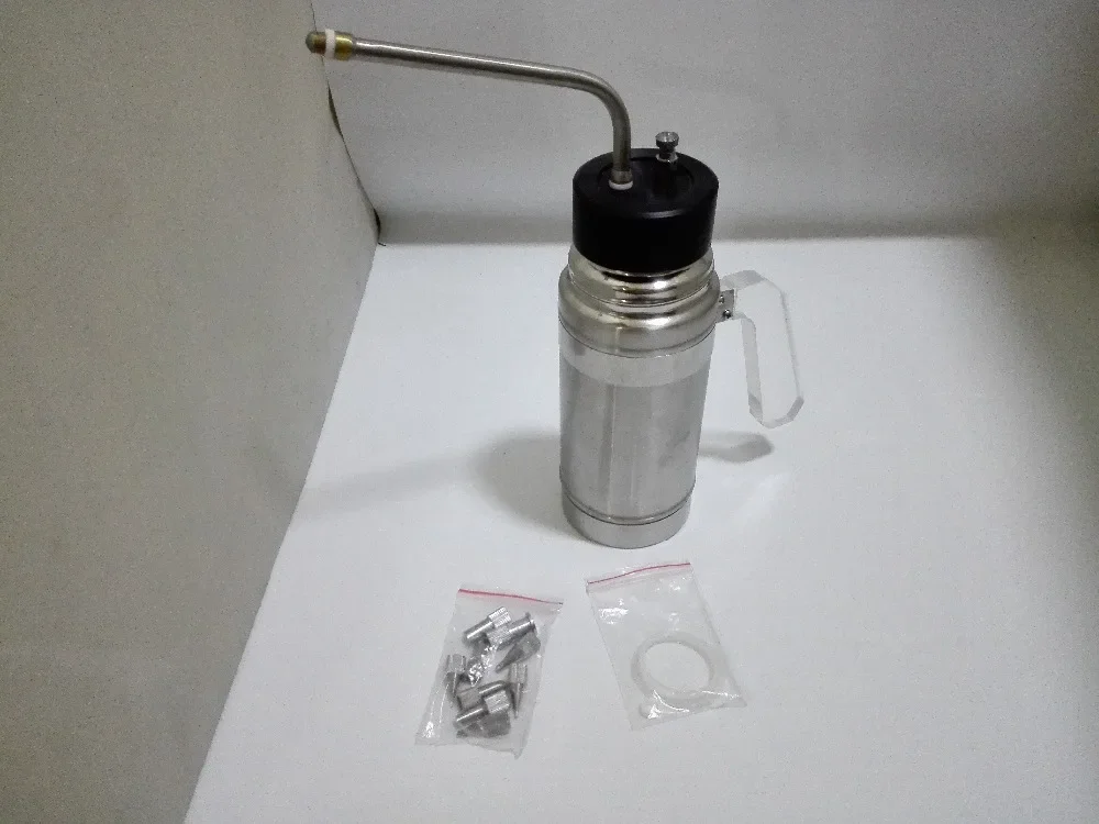 

500ml Liquid Nitrogen Sprayer | LN2 Cryogenic Treatment Can with 9 Freeze Heads for Cryotherapy