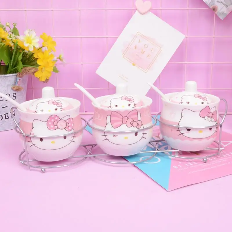 جرة توابل سيراميك من مينيسو، صندوق توابل، جرة توابل، زجاجة، جرة ملح، أدوات المطبخ #6