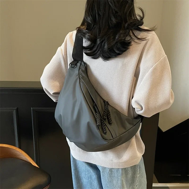 

Новая модная повседневная простая модная универсальная сумка через плечо для пригородных поездок 2025 сумка для пельменей