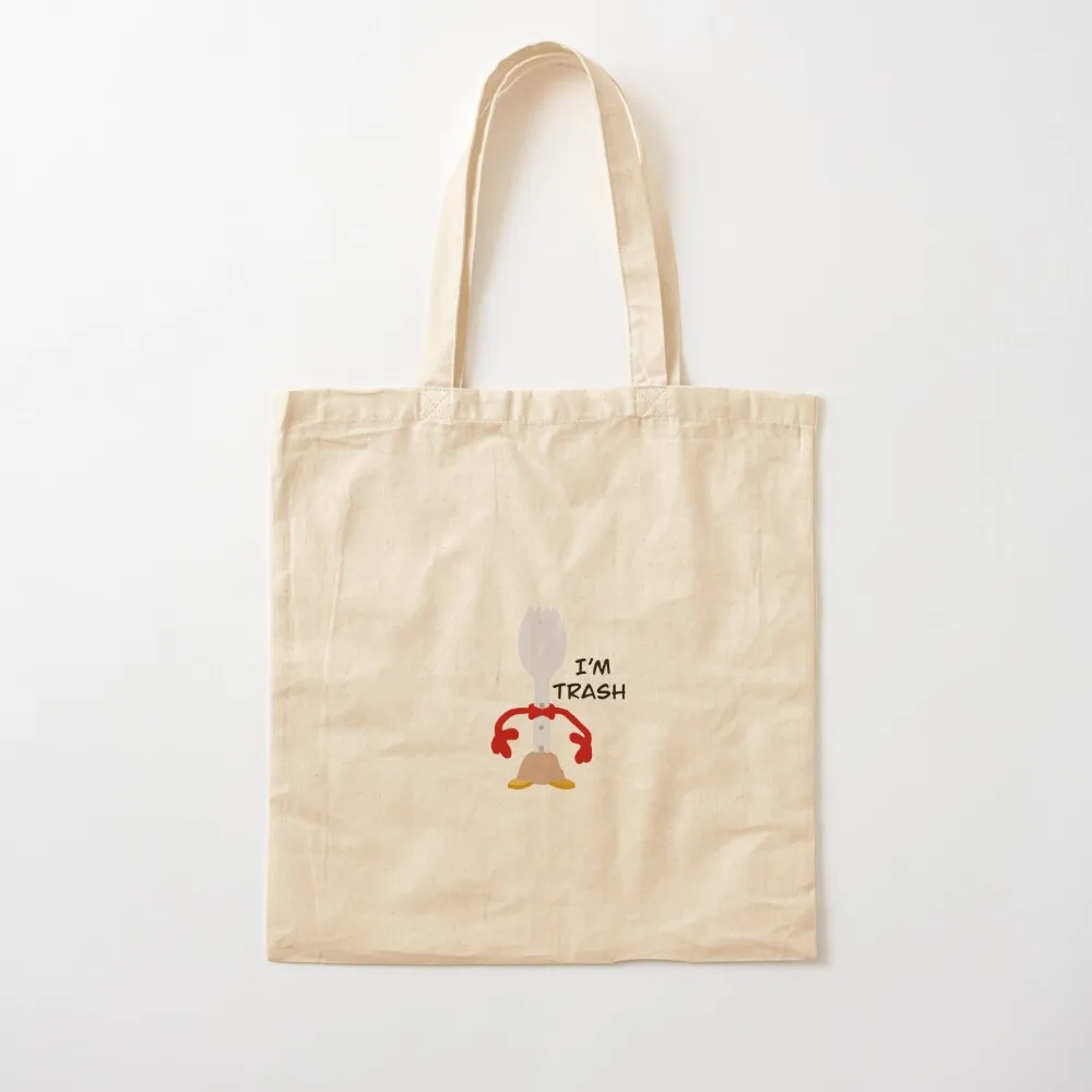 

Forky I'm Trash Tote Bag large tote bag Shopper bag Women's bags cute pouch Canvas Tote