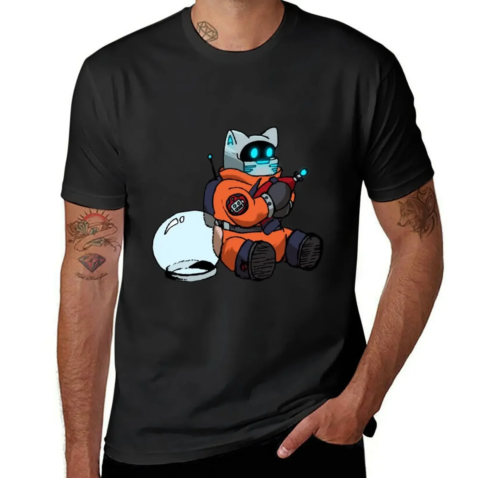 

Raygun Robocat T-Shirt cheap stuff vintage t shirts heavy weight t shirts for men