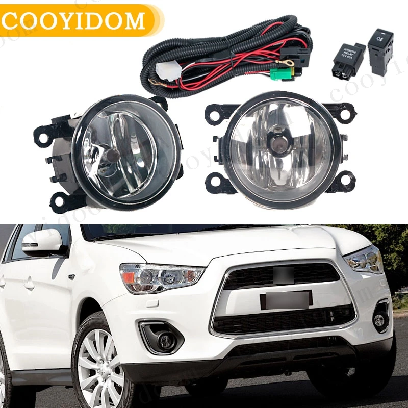 FogLights lamp For Mitsubishi ASX RVR Outlander Sport 2013 2014 2015 Headlight Halogen Fog Lamp Fog light 