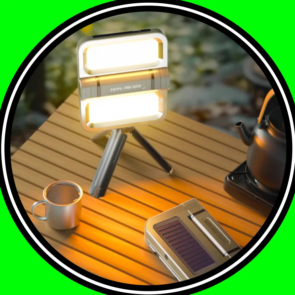 LEM E50 Camping Lamp Rechargeable Camping Lighting Rainproof Remote Control Outdoor Lamp 1800LM 3000mAh Folding Magnetic Lantern