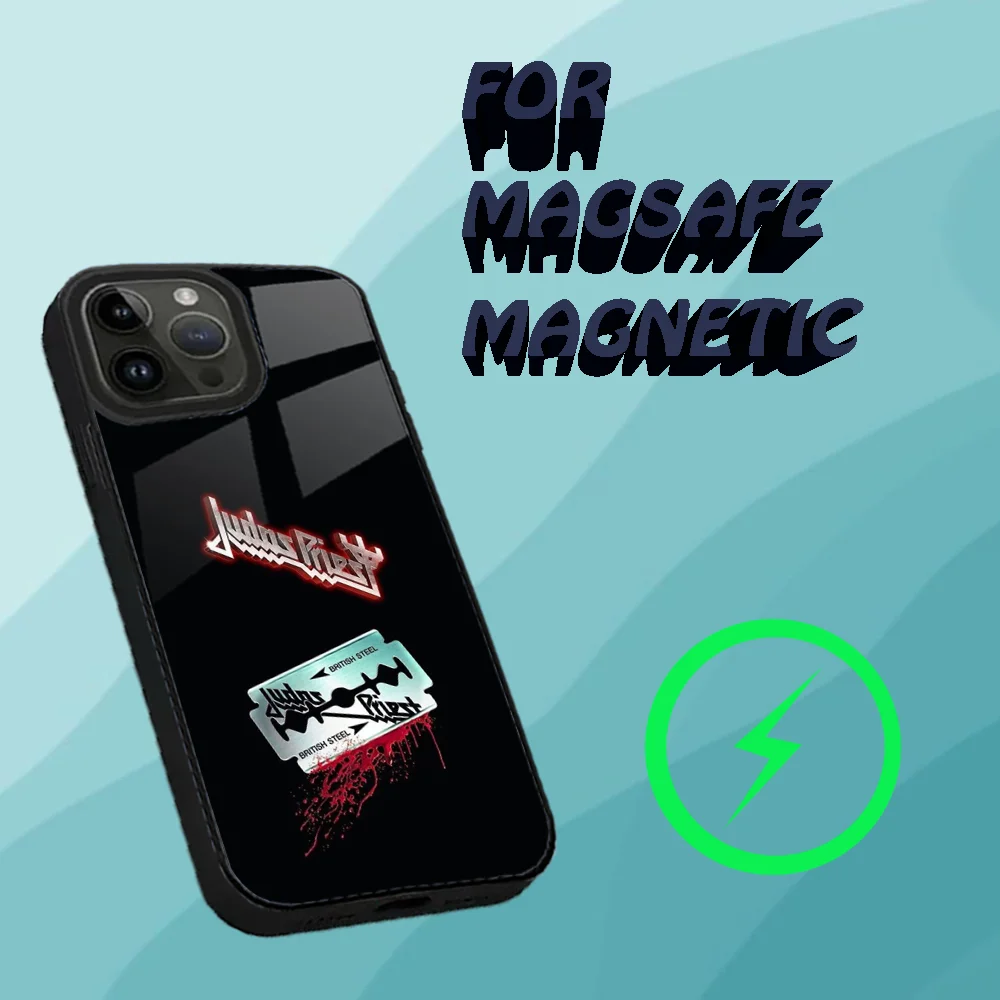 Rock Band J-Judas Priest Phone Case For iPhone 15,14,13,12,11,Plus,Pro,Max Mini Magsafe Magnetic Wireless Charging