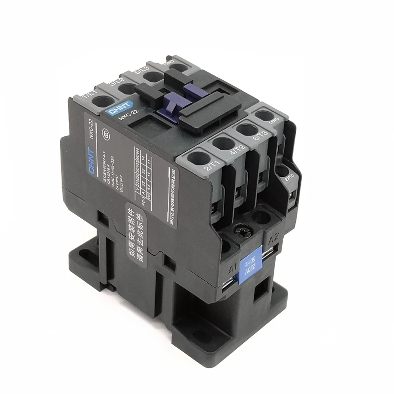 CHINT AC Contactor NXC-22 1NO+1NC 50Hz AC220V 380V 110V 24V 36V 48V