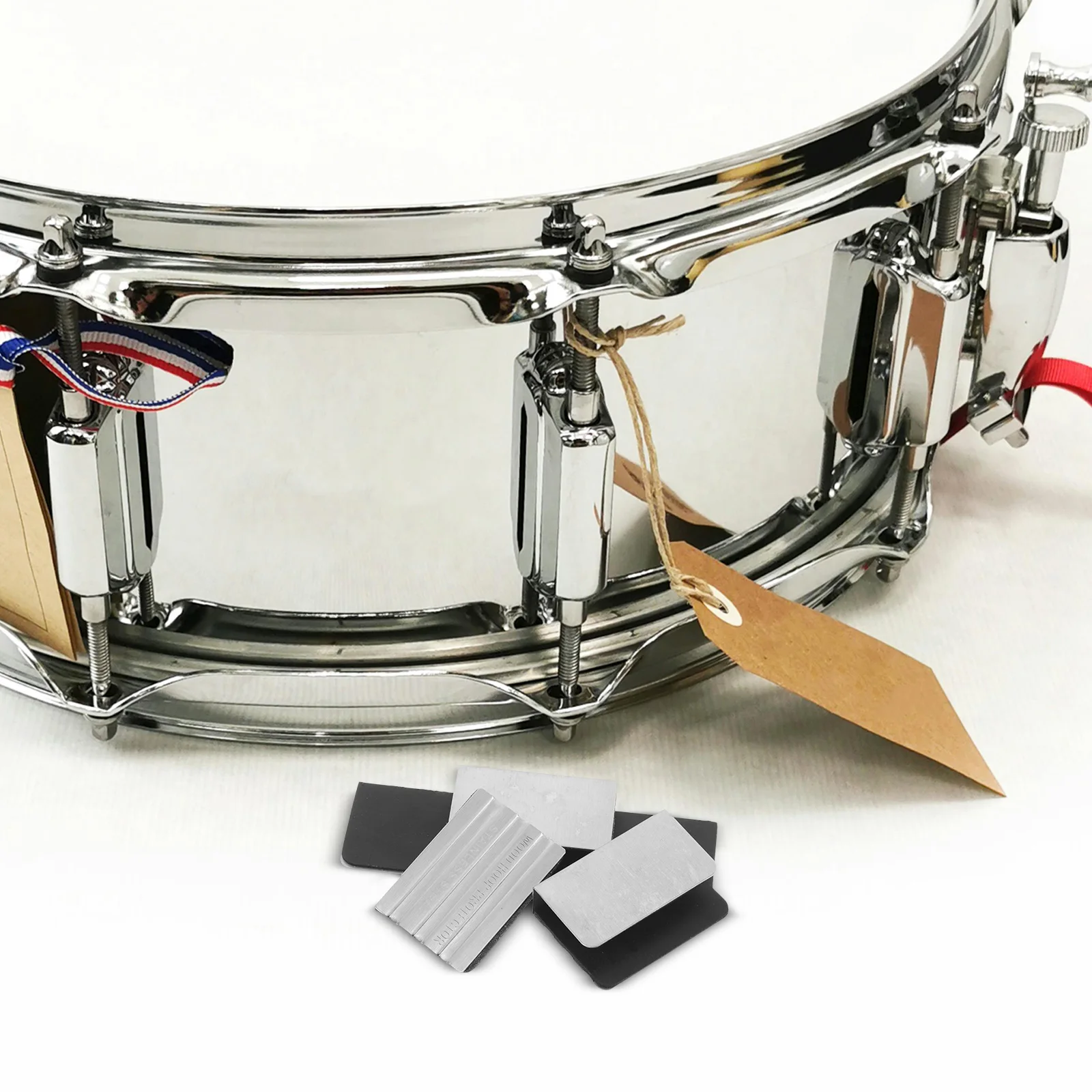 

Drum Pad Protector Bass Hoop Calmp Accessories Guard Damper Pads Kick Patch Mute