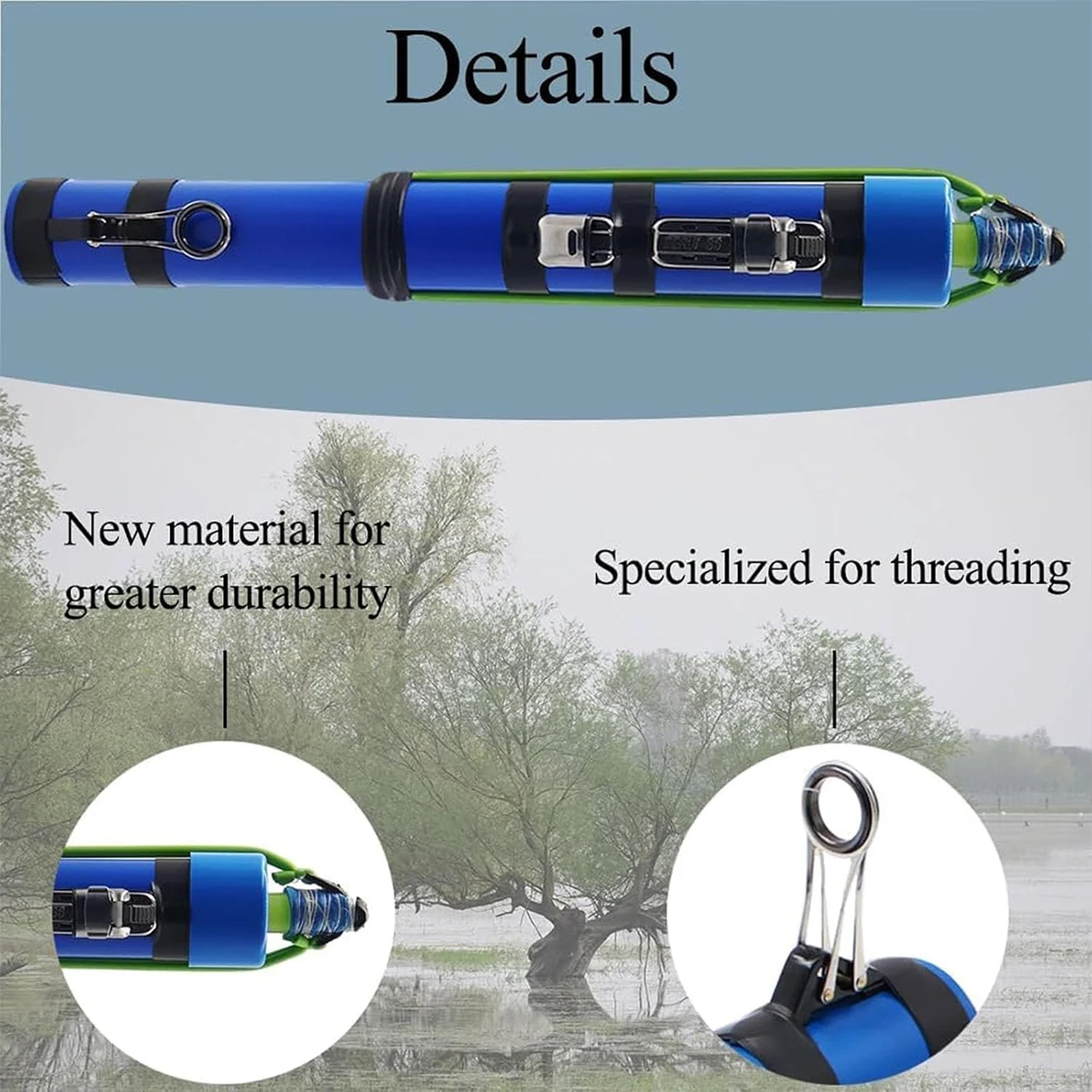 持ち運び可能で拡張可能な釣り竿、正確な遠投に最適、耐久性のあ - Fishing Rod Travel のレビューと価格