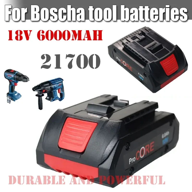 

Suitable for Bosch Professional System Cordless Tool Replacement Battery 18V 6.0Ah ProCORE Battery BAT609 BAT618 GBA18V80 21700