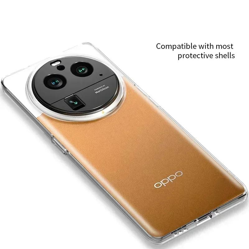 حامي عدسة الكاميرا المعدنية ، جراب حماية للشاشة لـ Oppo Finد X6 Pro ، غشاء واقي