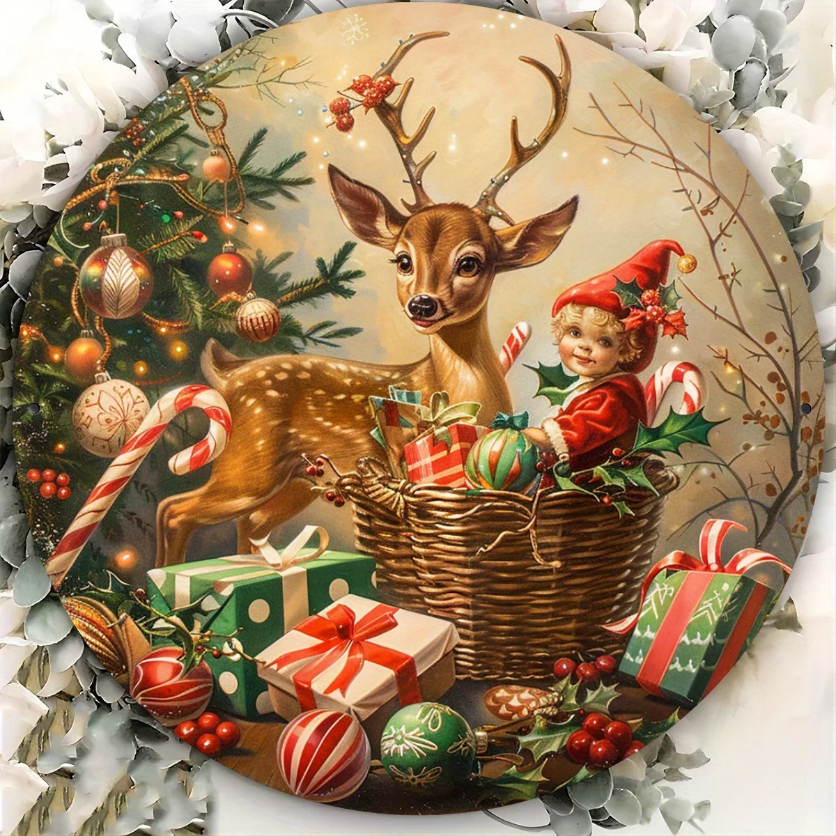 شعار دائري عتيق، ديكور حائط، مناسب للمنازل والمطاعم والمقاهي والكراجات وتصميم المهرجانات الممتعة