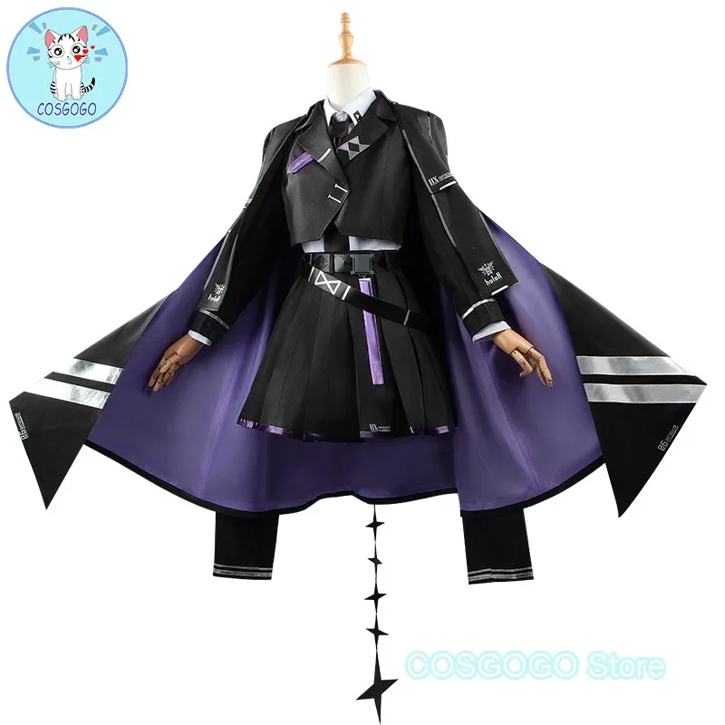 COSGOGO [Customized] Hololive VTuber La+Darknesss Cosplay Costume Halloween Outfits Women Dress