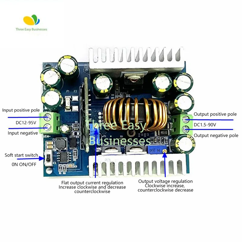 500W/15A Step Down Modul Konstantstrom LED Treiber Power Step Down Spannungsmodul Netzteil