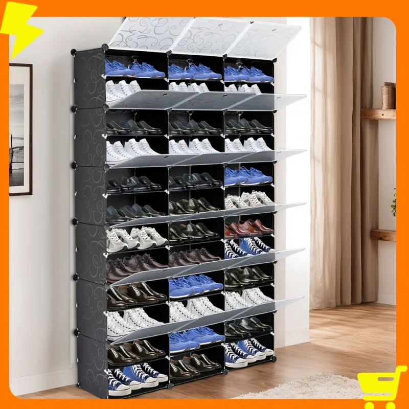 12 layer portable 72 shoe rack storage box 36 tower rack locker bracket can be extended for high heels