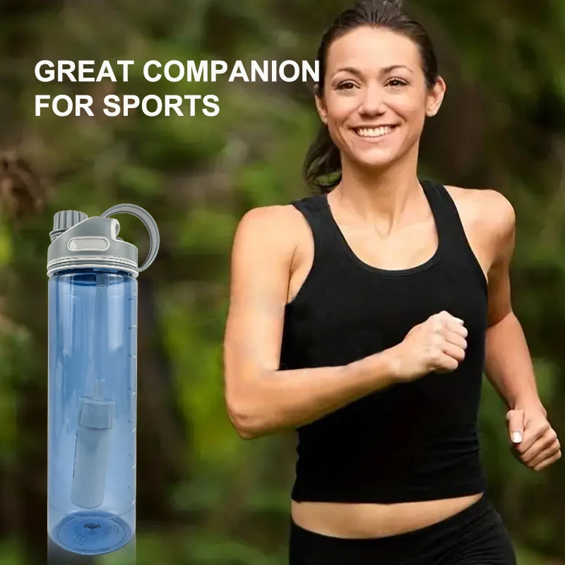 

CAMAZ 700ml Large Capacity Sport Water Bottle Gym Water Cup for Outdoor Activity USB/Battery Powered