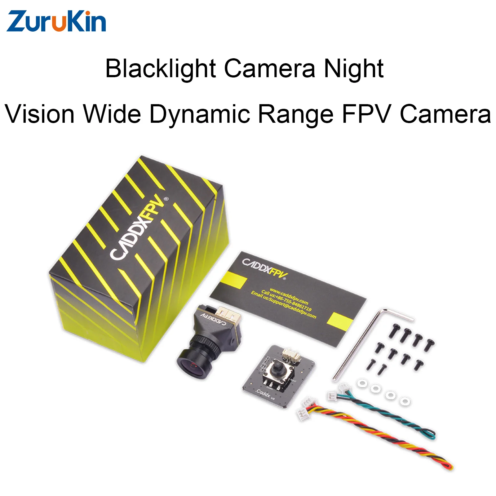 Caddx Ratel Pro FPV Camera 1500TVL Night Vision WDR + 5.8G Mini FPV Monitor 3 Inch LCD Receiver Screen For RC Racing Drone