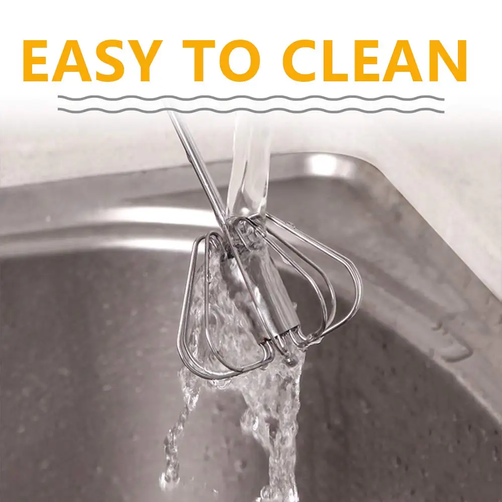 Semi-Automatic Egg Cream Mixer - Labor-Saving Handheld for Baking Cake Dessert Making - Image 3