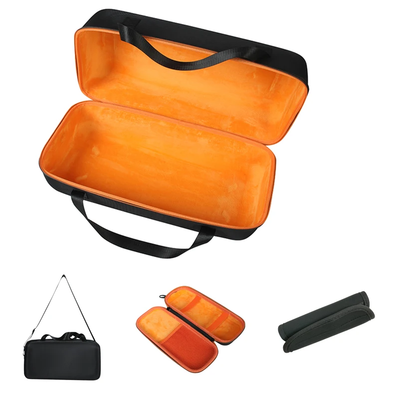 

​Storage Box for JBL PARTYBOX ON THE GO Bluetooth-compatible Speaker Portable Protective Case Microphone Bag Black