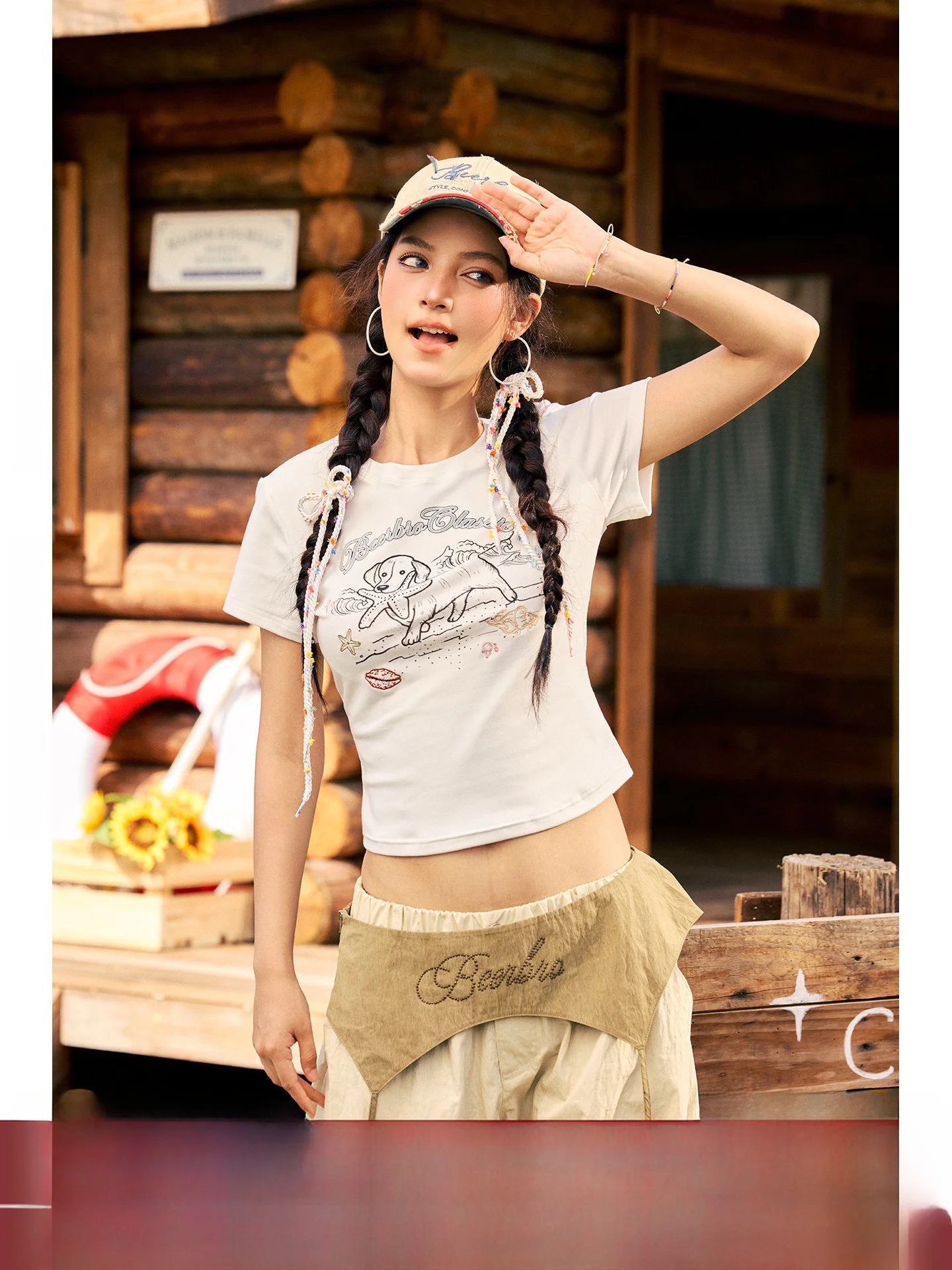 

BeerBro, летняя пляжная маленькая футболка, женская футболка ort Sve с вышивкой, эластичный хлопок, полиэстер, уличная облегающая футболка