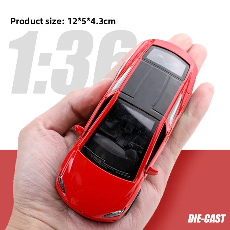 1:36 Simulation Legierung Auto Kinder zurückziehbare Doppeltür Modellauto Spielzeug Ornament