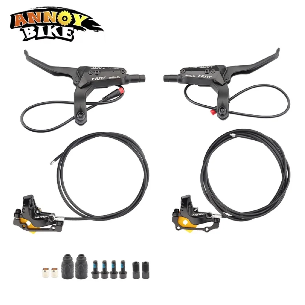 

Модернизированный комплект гидравлических дисковых тормозов NUTT с 4 поршнями только для комплекта масляных тормозов электрического скутера