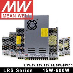 Mean Well AC to DC SMPS Meanwell 5V 12V 15V 24V 36V 48V LRS-50/75/100/150/200/350/450/600 LED Switching Power Supply