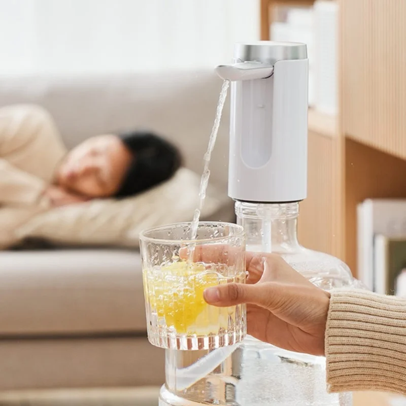 

5-галлонный кувшин, водяной насос, складной рот, светодиодный дисплей, портативный диспенсер для воды для дома, общежития, офиса, улицы