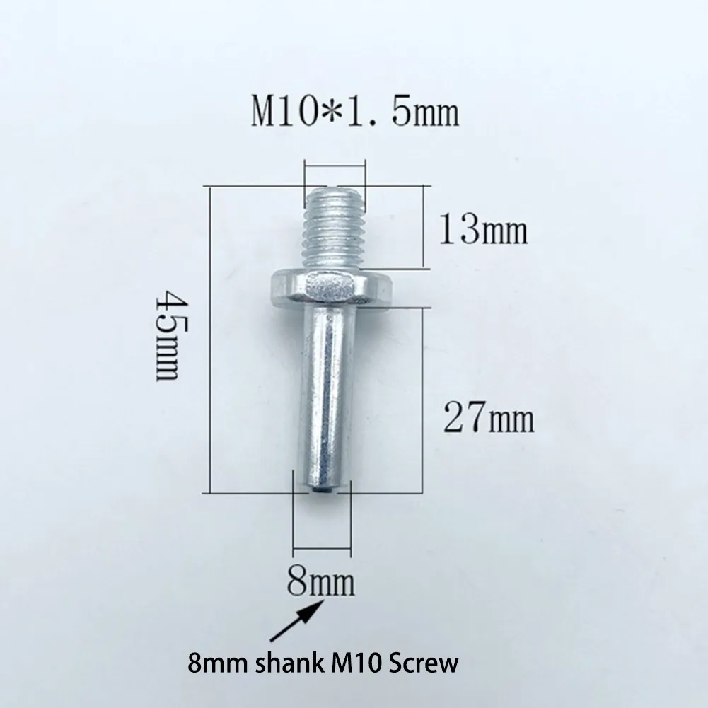 Адаптер для винтовой дрели M10/M14, шатунная накладка, проволочная щетка, стержень для инструментов для полировки автомобиля, аксессуары для полировщика