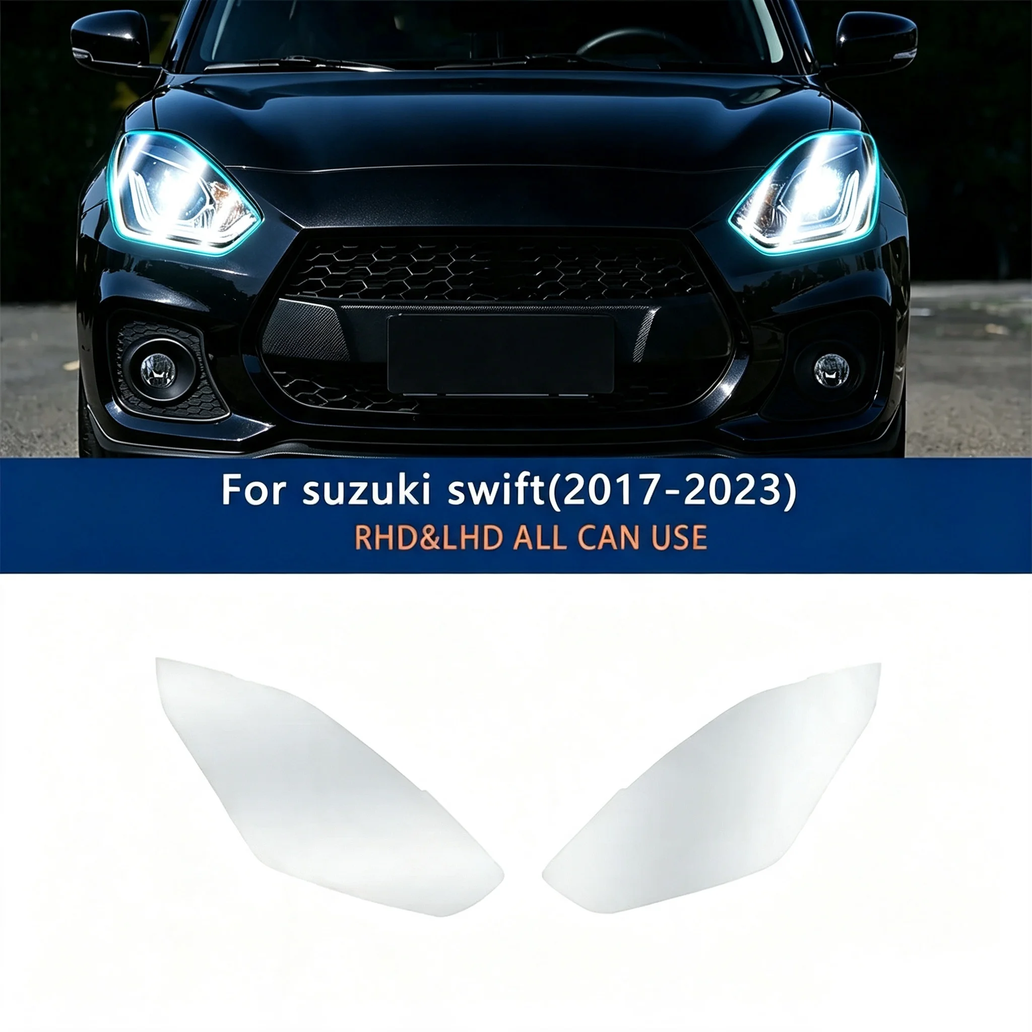 TPU für Suzuki Swift 2017-2023 Auto-Scheinwerfer TPU Transparente Schutzfolie Lack-PPF Kratzschutzfolie – Detail 5