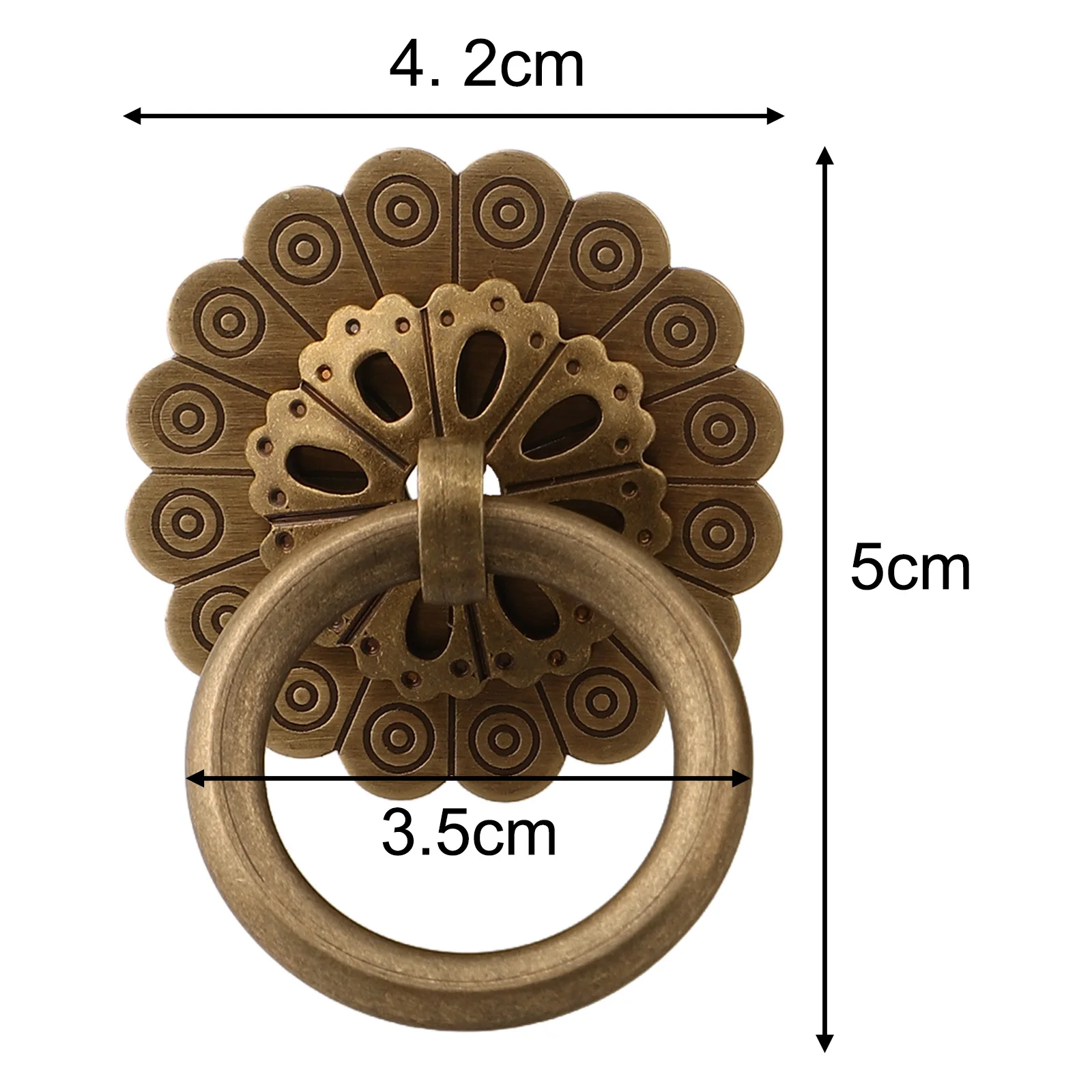 

For Drawers Vintage Drawer Knobs Brass Drawer Pulls 4 2 5cm Easy Installation Drawer Pulls Traditional Craftsmanship