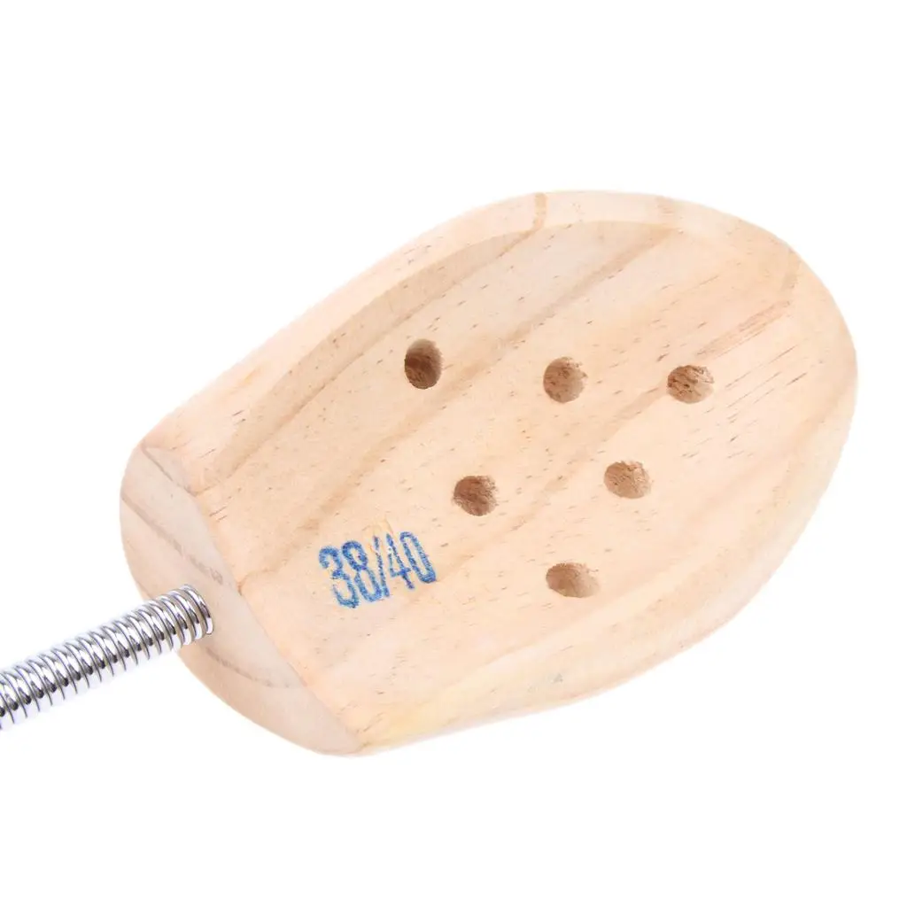 Cedar Shoe Tree Wooden Adjustable Shoe Stretcher Coil Spring Shoes Shaper Expander for Closet Organization