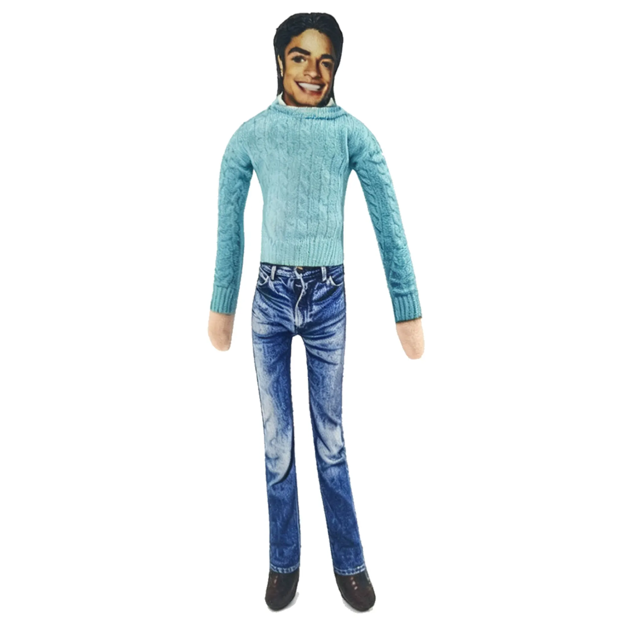 Anime Cosplay MJ Michael Jackson Plüschfigur, Plüschpuppe, Stofftier, Raumdekoration, abstrakte Bewegliche Requisiten – Detail 1