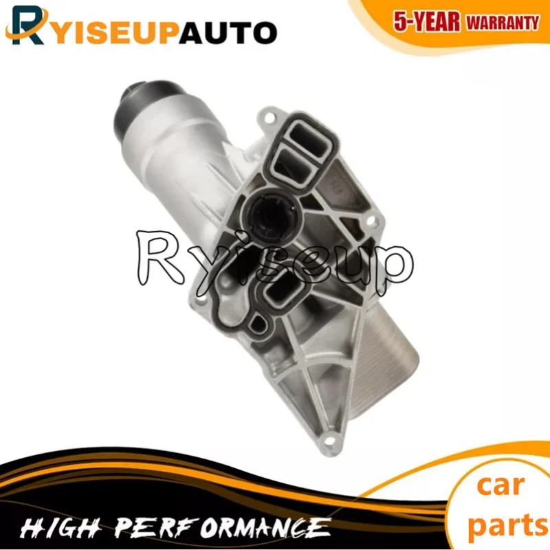 11428586673  Aluminium Engine Oil Cooler Filter Housing with Gasket for BMW 630i 730Li X4 530i 530e 420i 430i 320i 330i 220i New