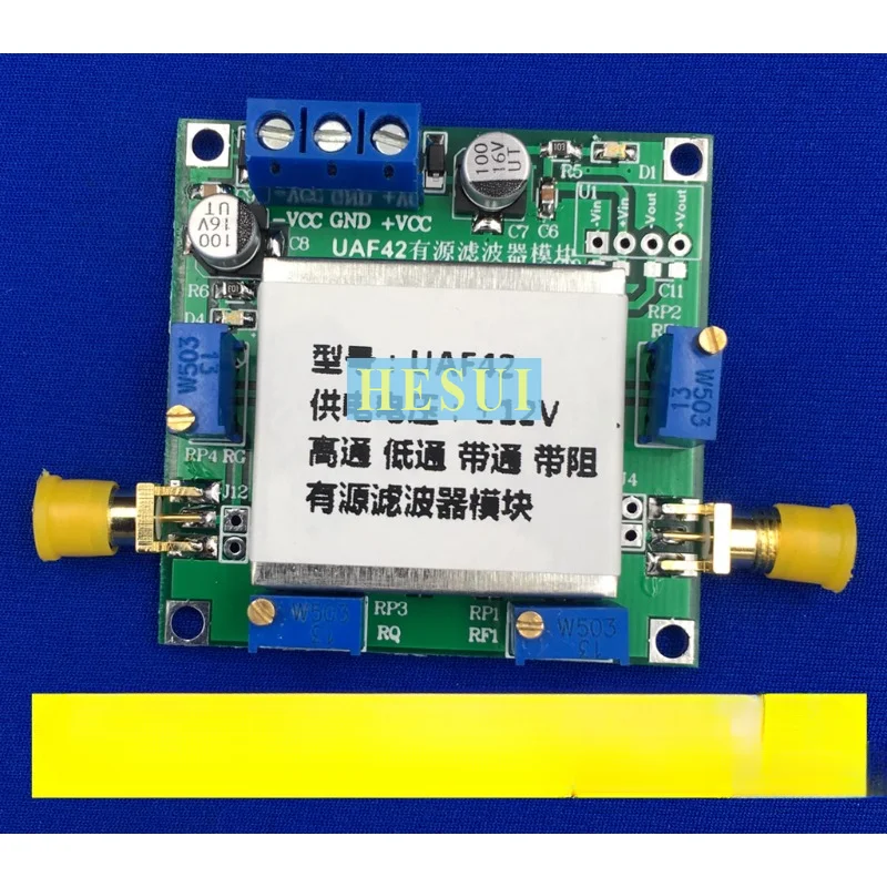 Bandpass Active Filter Module, UAF42 High Low Pass