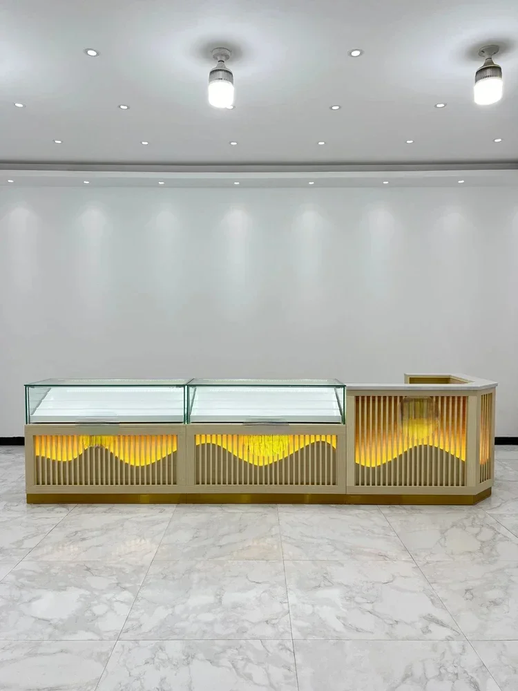 Hot SalesHigh End Solid Wood Cigarette Cabinet, Supermarket Convenience Store, Cigarette Display Rack, Cashier Combination