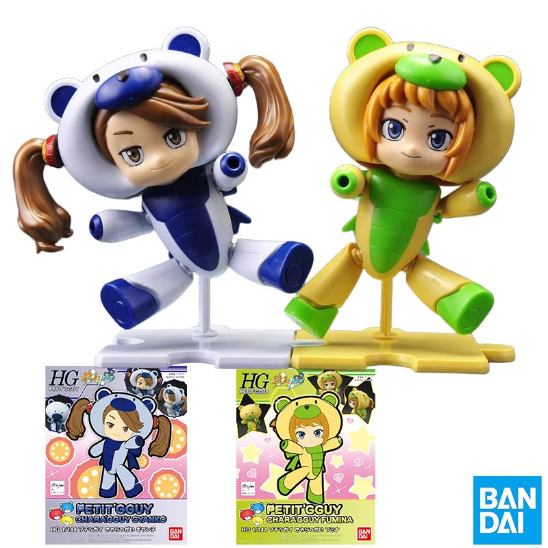 

Bandai HG PETIT GGUY 1/144 CHARA GGUY GYANKO CHARA GGUY FUMINA Action Figure Assembly Model Toys Collectible Model Ornaments