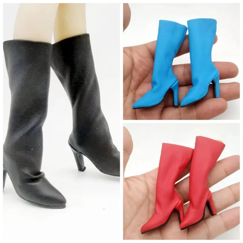 

1/6 Female Soldiers Ankle Boots Loose Hollow Leather Shoes Model for 12in Ph TBL Action Figure Body Dolls Toys