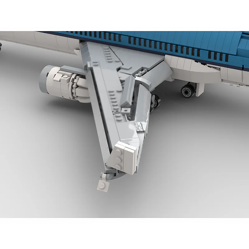 1969 قطعة MOC MD-11 KLM الخطوط الجوية الهولندية الملكية نموذج لتقوم بها بنفسك تجميع بناء لعبة المكعبات هدية عيد ميلاد للأطفال